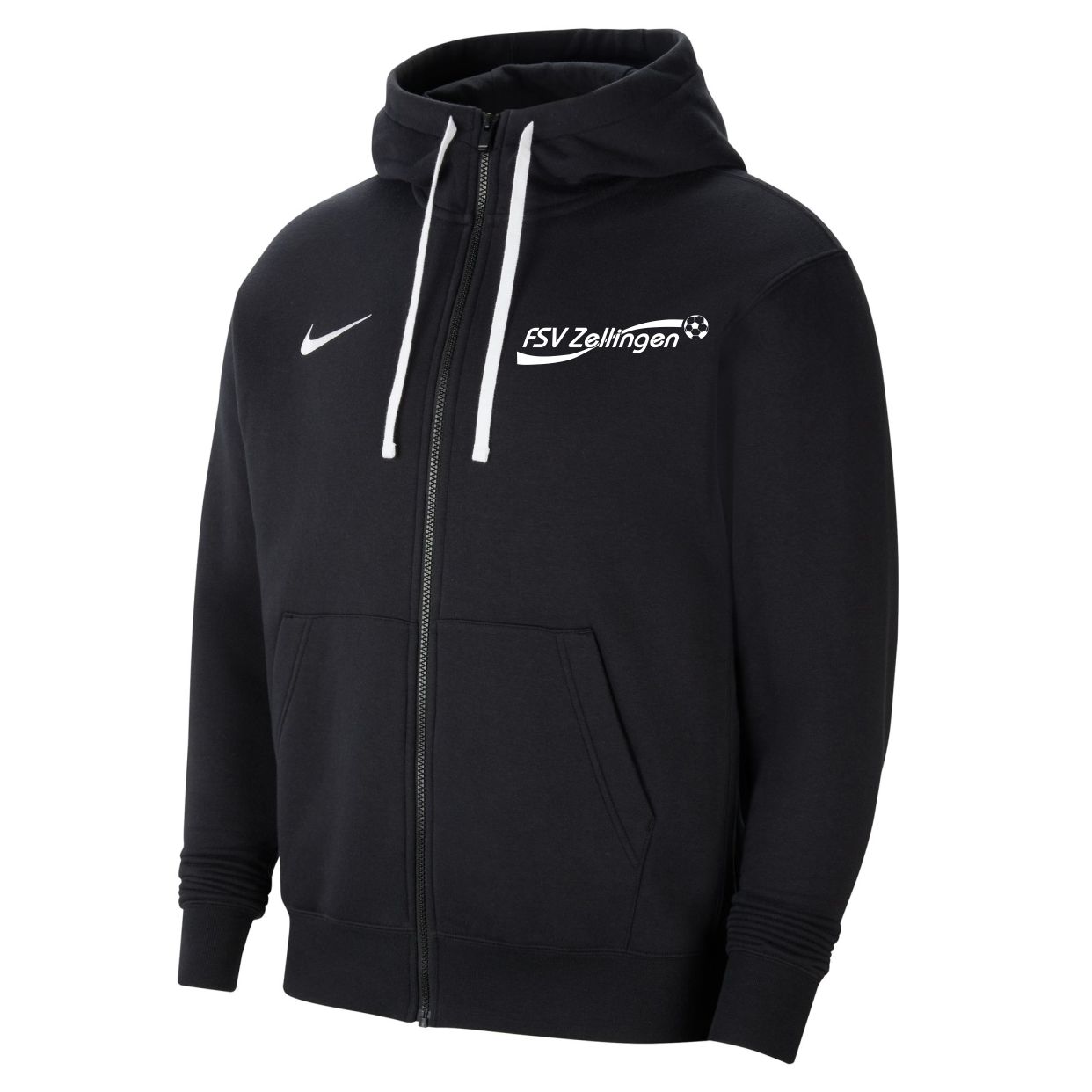 Park20 Hoodie mit Zip schwarz