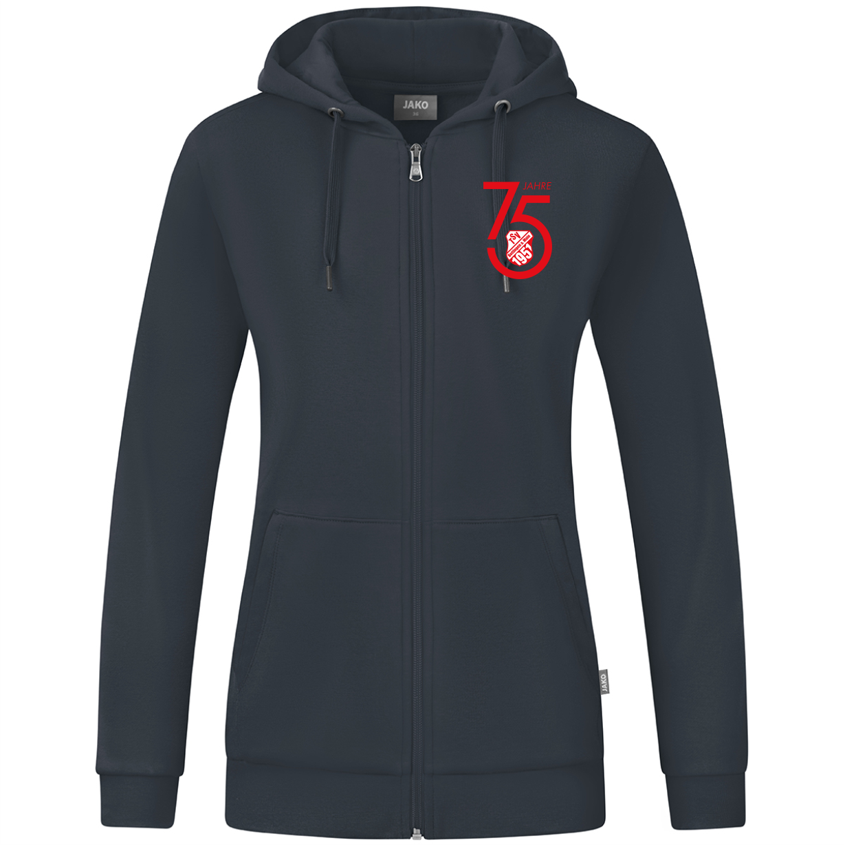 Jubiläumszipper anthrazit Damen