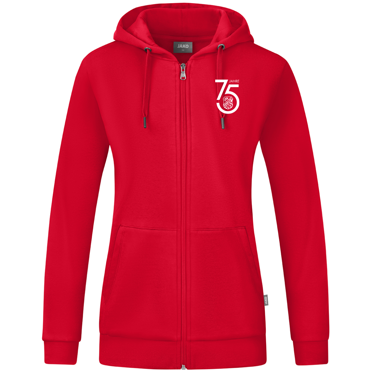 Jubiläumszipper rot Damen