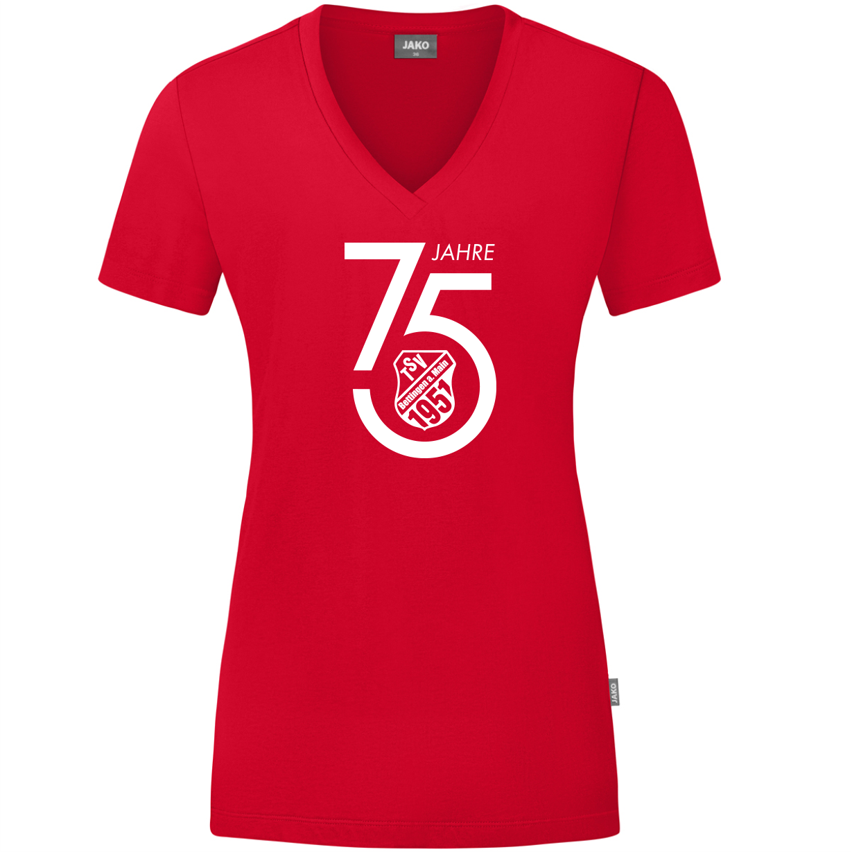 Jubiläumsshirt rot Damen