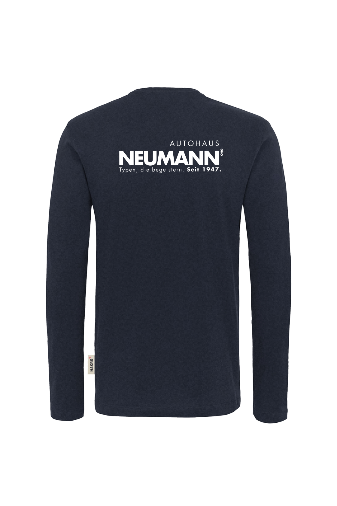 Hakro Langarmshirt AH grau