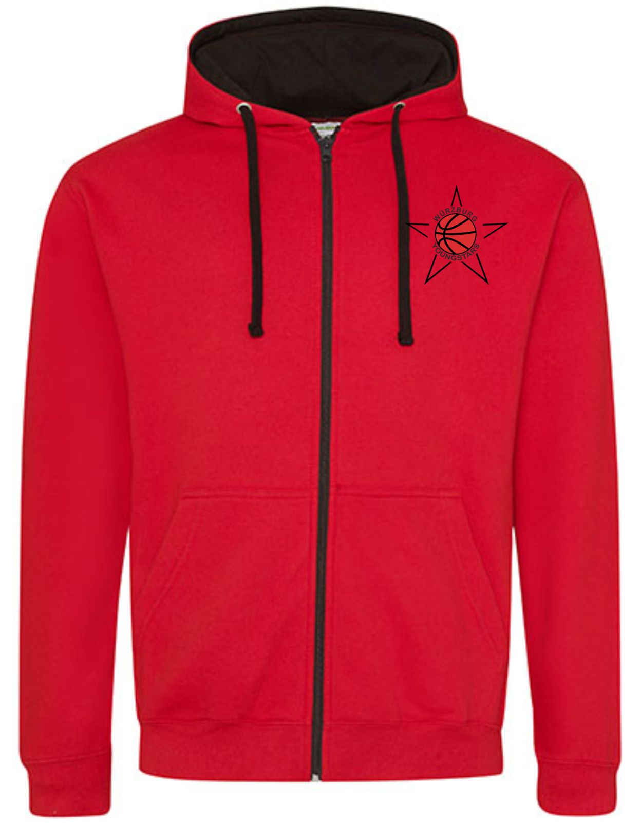 Youngstars Full Zip unisex rot