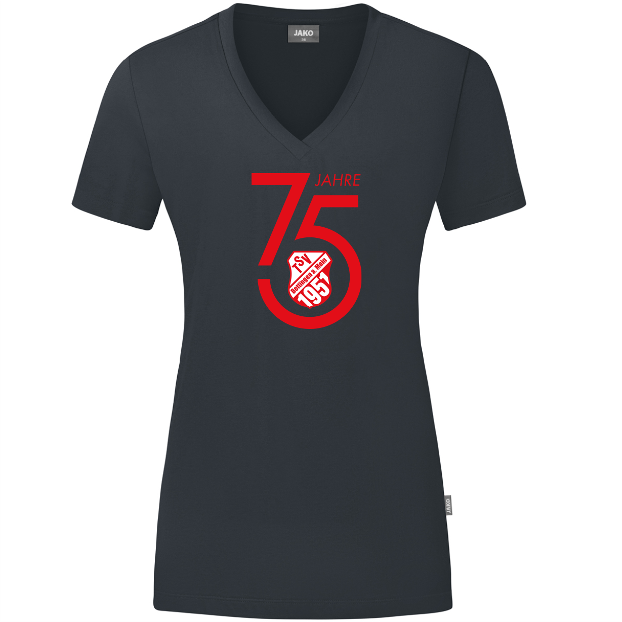Jubiläumsshirt anthrazit Damen