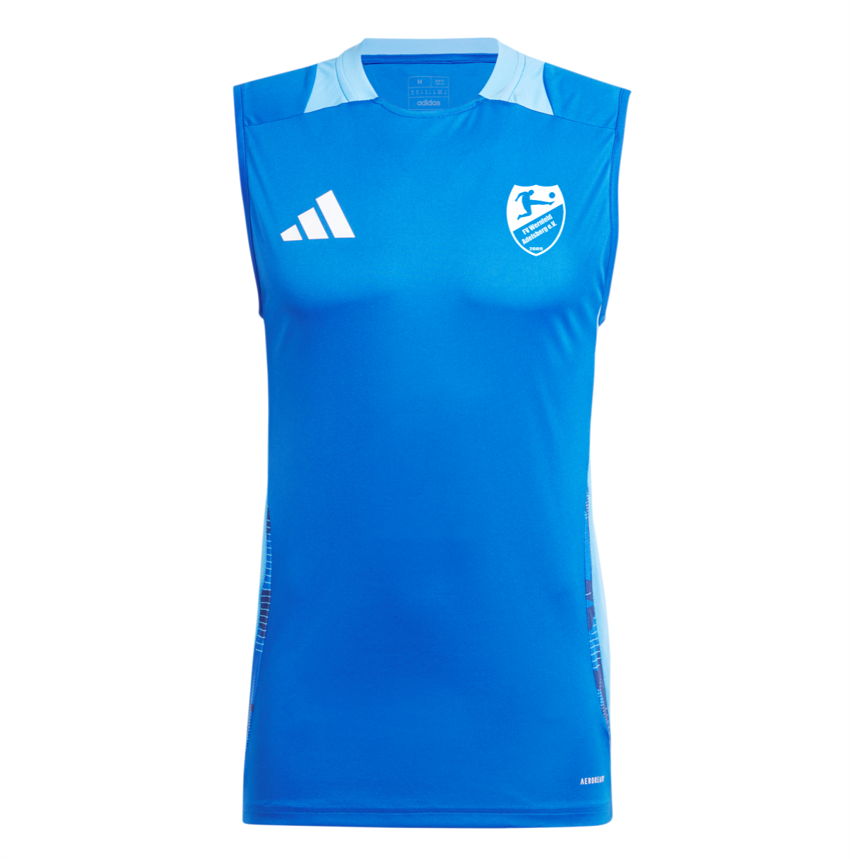 TIRO24 SLEEVELESS JERSEY Team Royal Blue