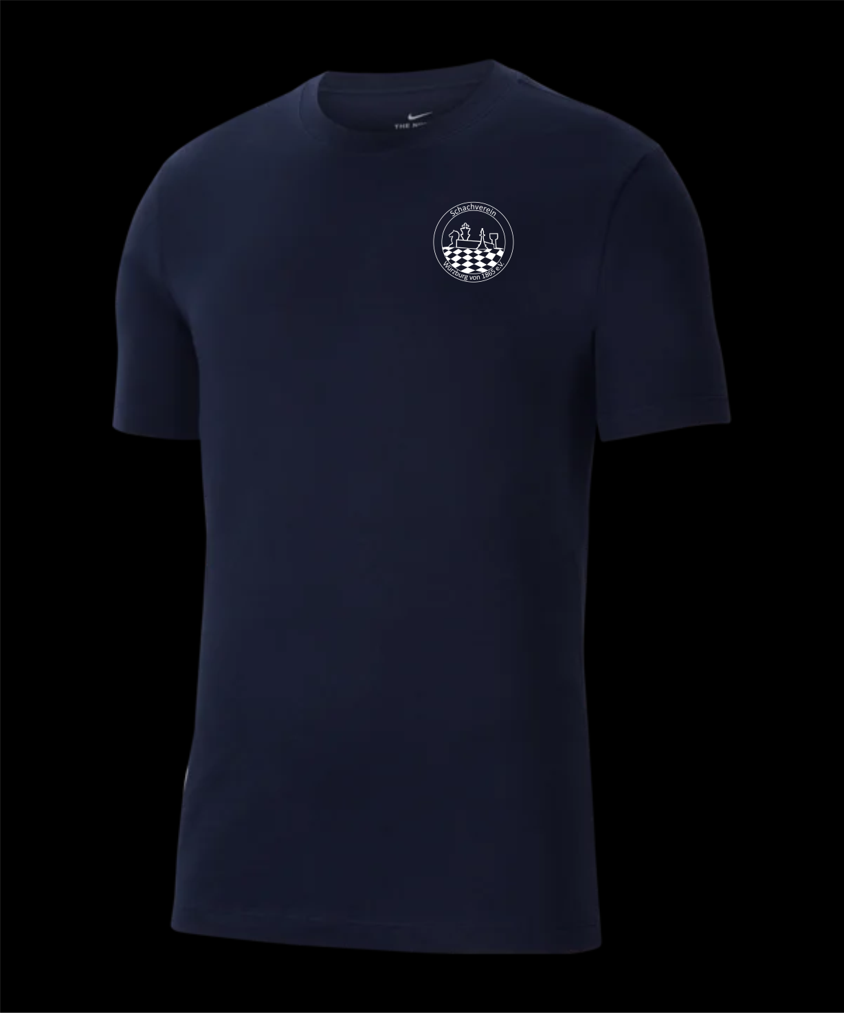 Nike Park Big Kids' Soccer T-Shirt-OBSIDIAN/WHITE