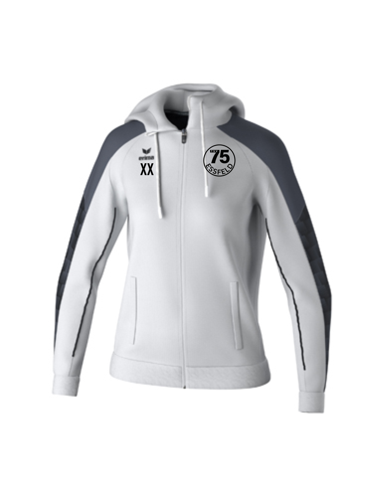 EVO STAR TRAININGSJACKE MIT KAPUZE Damen weiß
