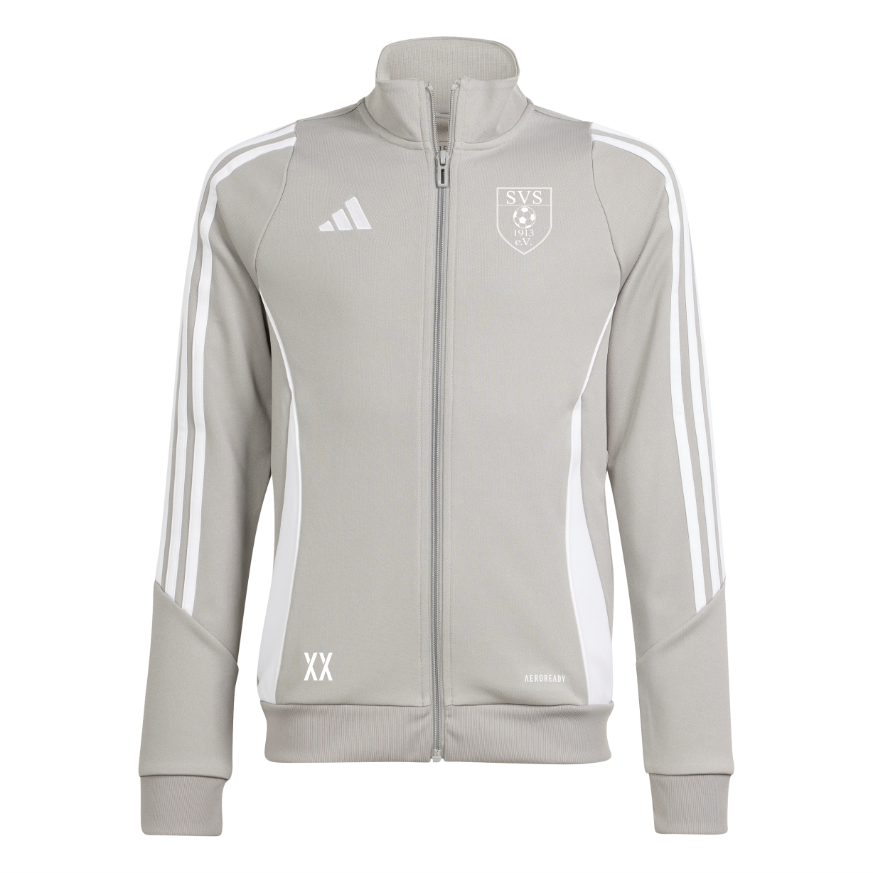 Tiro 24 Trainings Jacke grau Kinder