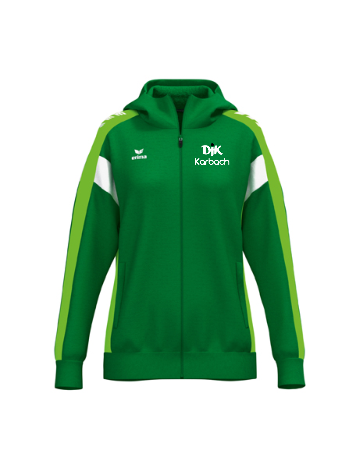 Celebrate 125 Trainings Jacket with Hood smaragd Damen