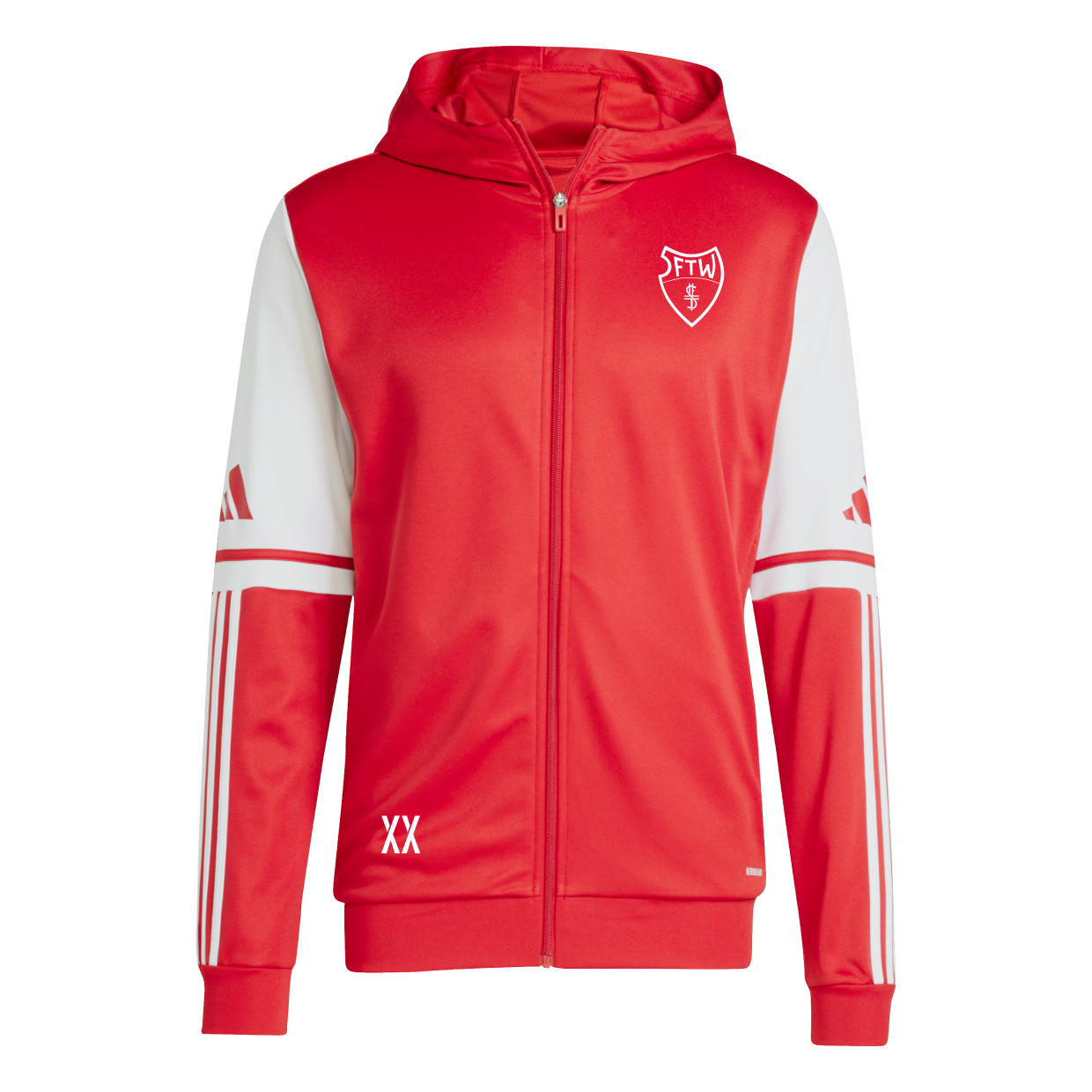 Squadra25 Zip Hoody rot