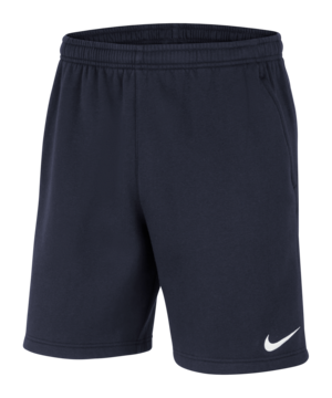 NIKE PARK 26 FLEECE KNIT ZIPPERED SHORT obsidian