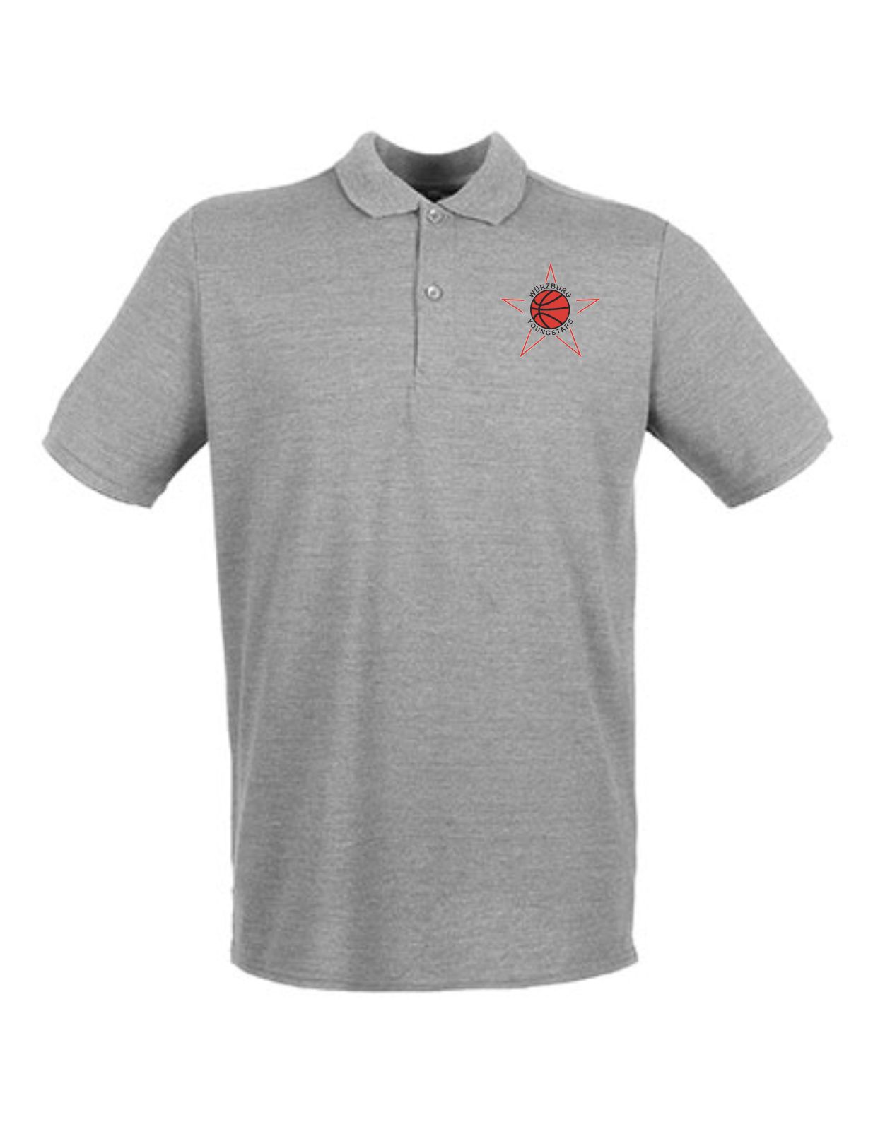 Youngstars Polo Herren grau