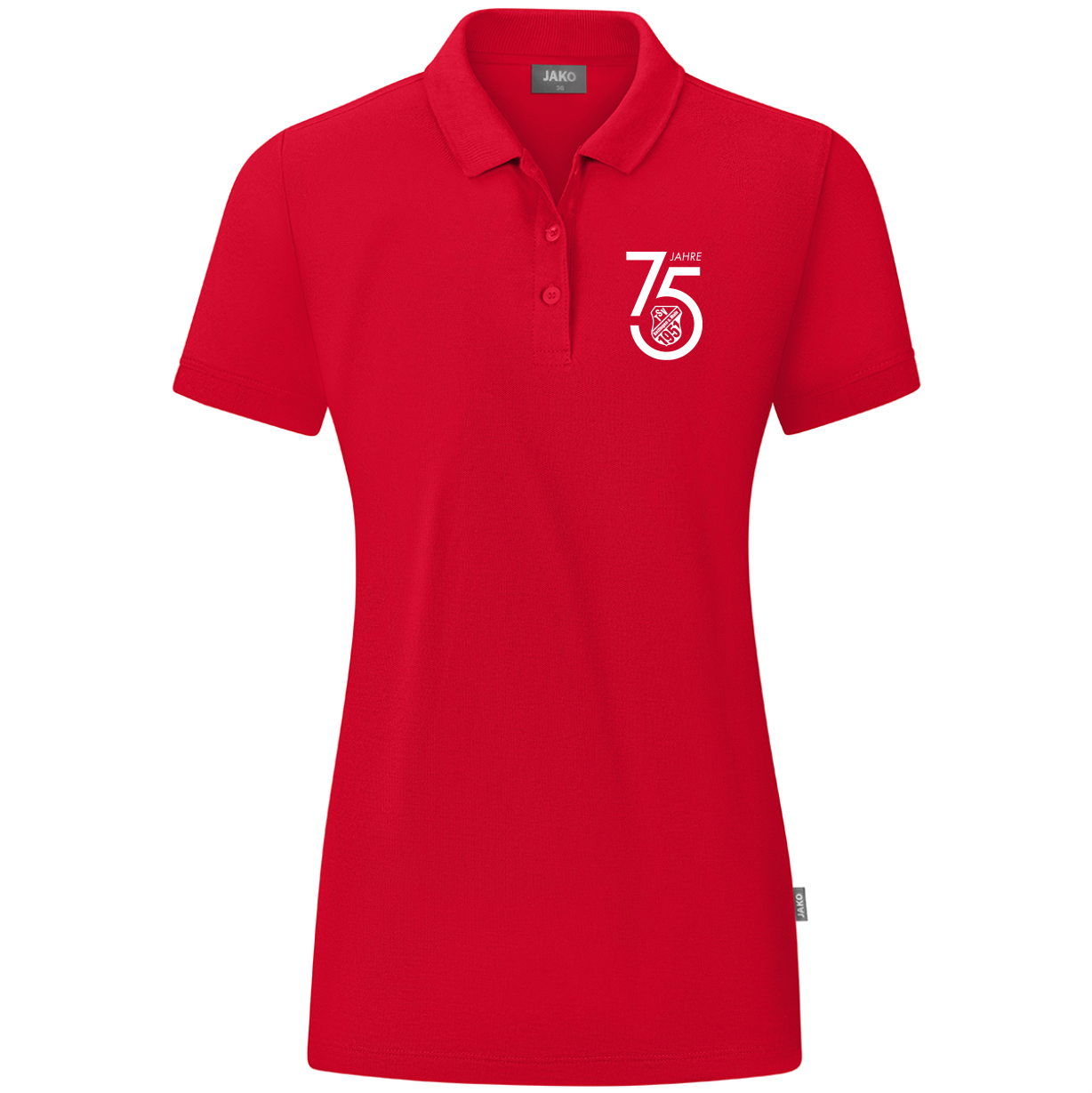 Jubiläumspolo rot Damen
